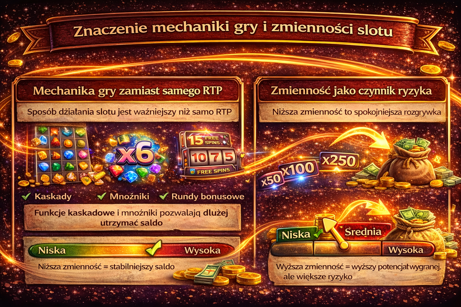 Znaczenie mechaniki gry i zmiennosci slotu